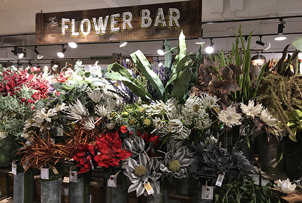 Flower bar display