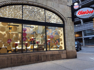 Kesslers Winter Windows with Sign