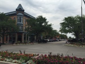Main street outside of building