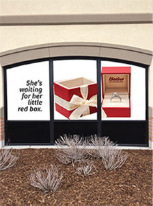 Kesslers Little Red Box Window Display