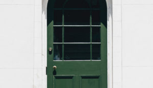 Green door