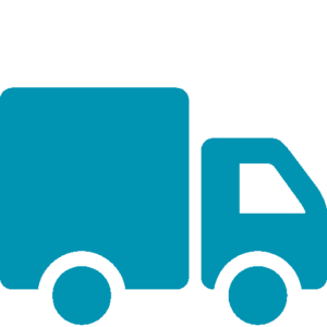 Blue truck icon