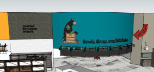 Interior Design 3D rendering