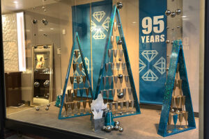 diedrich jewlers 2018 holiday window display