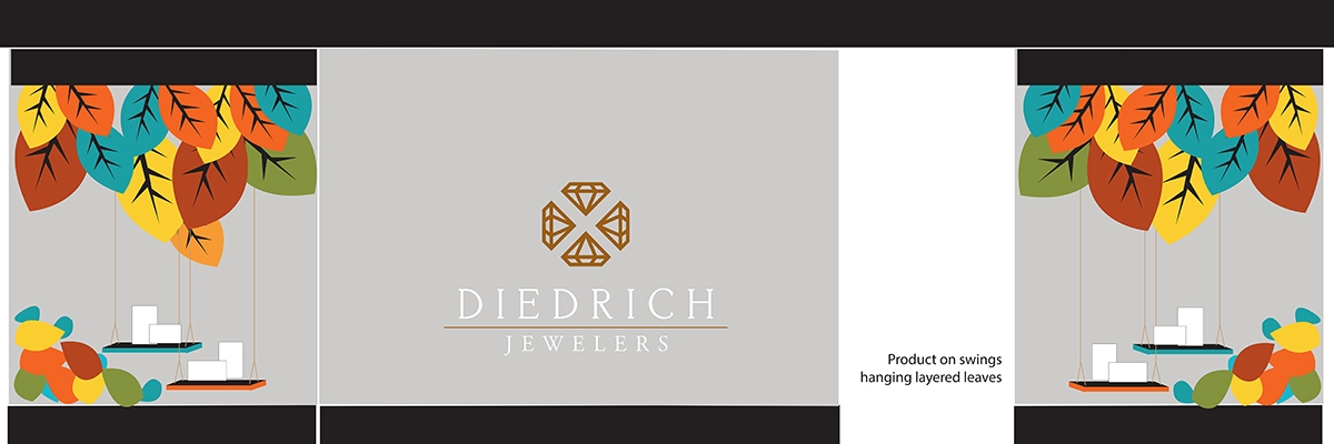 diedrich jewelers 2019 fall window display