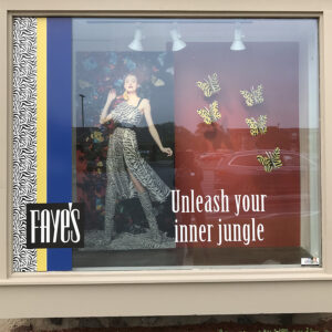 faye's 2019 fall window display