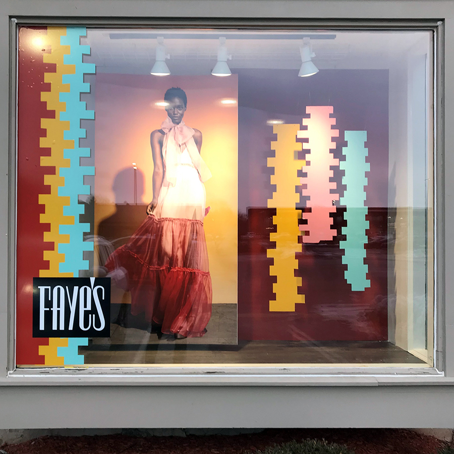 fayes 2020 spring window display