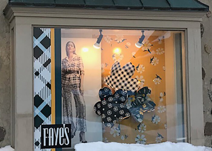 faye's 2019 spring window display