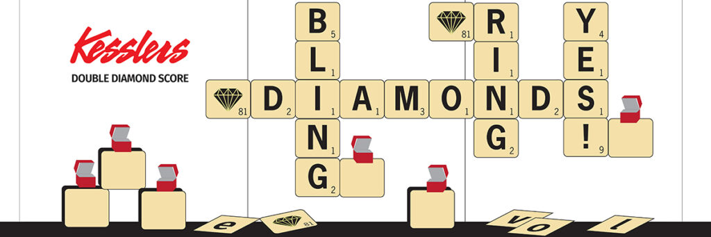 kesslers diamonds 2018 spring window display