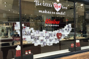 kesslers diamonds 2020 winter window display
