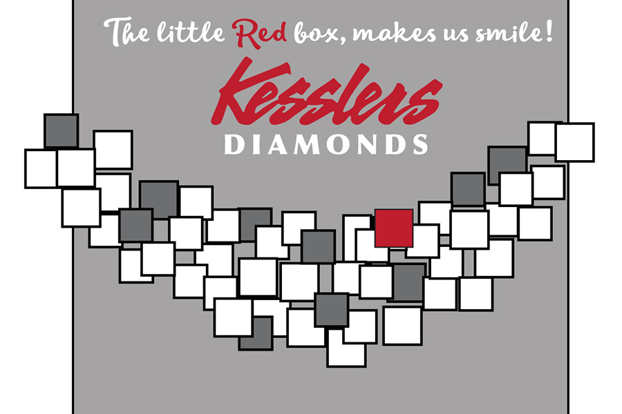 kesslers diamonds 2020 winter window display
