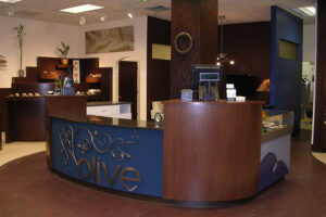 reception desk design