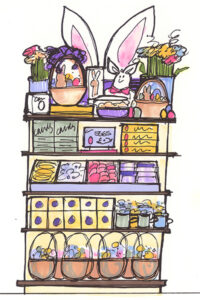 pharmasave easter visual merchandising