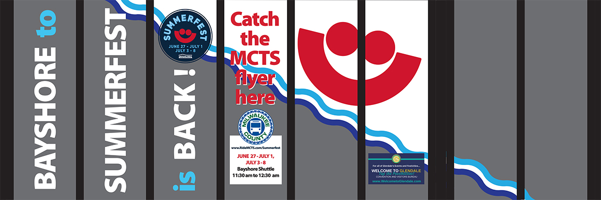 bayshore summerfest bus stop banner