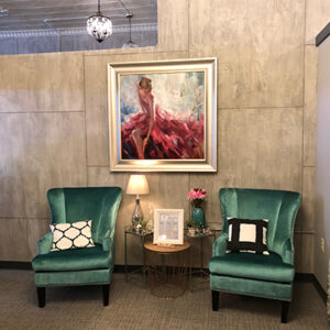 dressing room seating