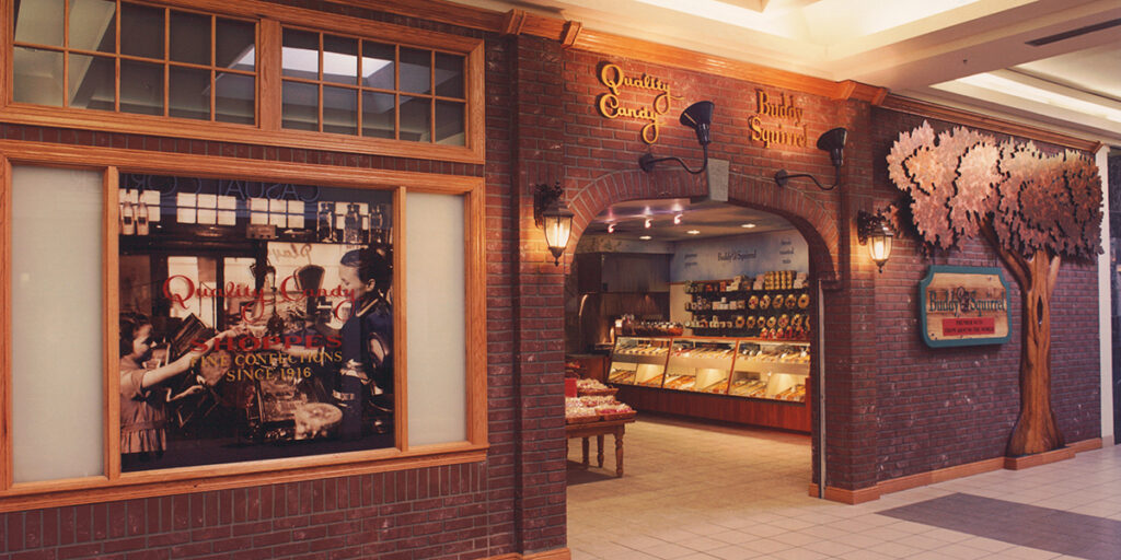 buddy squirrel storefront design