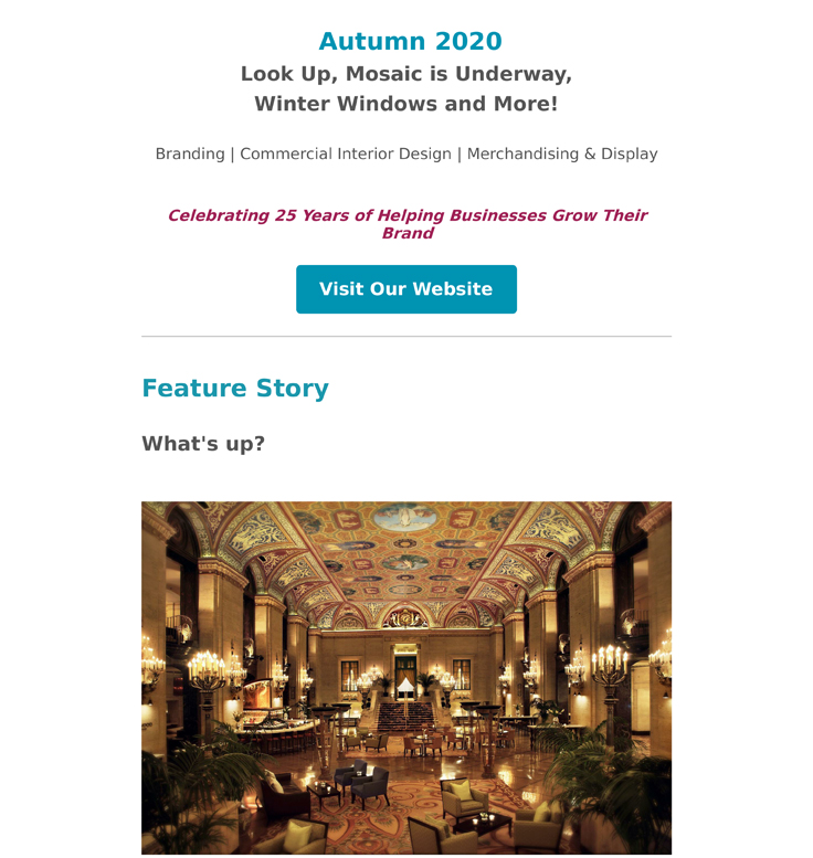 Autumn 2020 newsletter