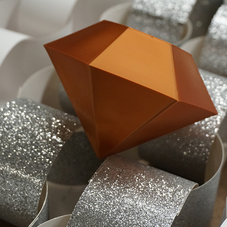 3D printed diamond