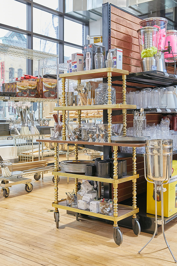 bar cart visual merchandising