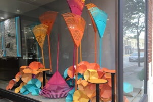 diedrich fall leaves window display