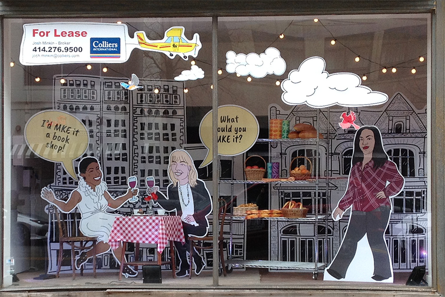 spring window display