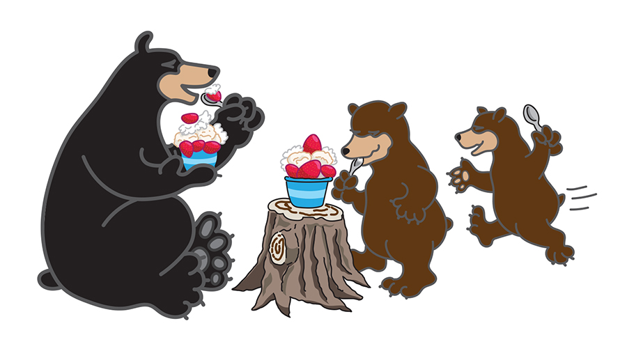 river valley coop bear illustration