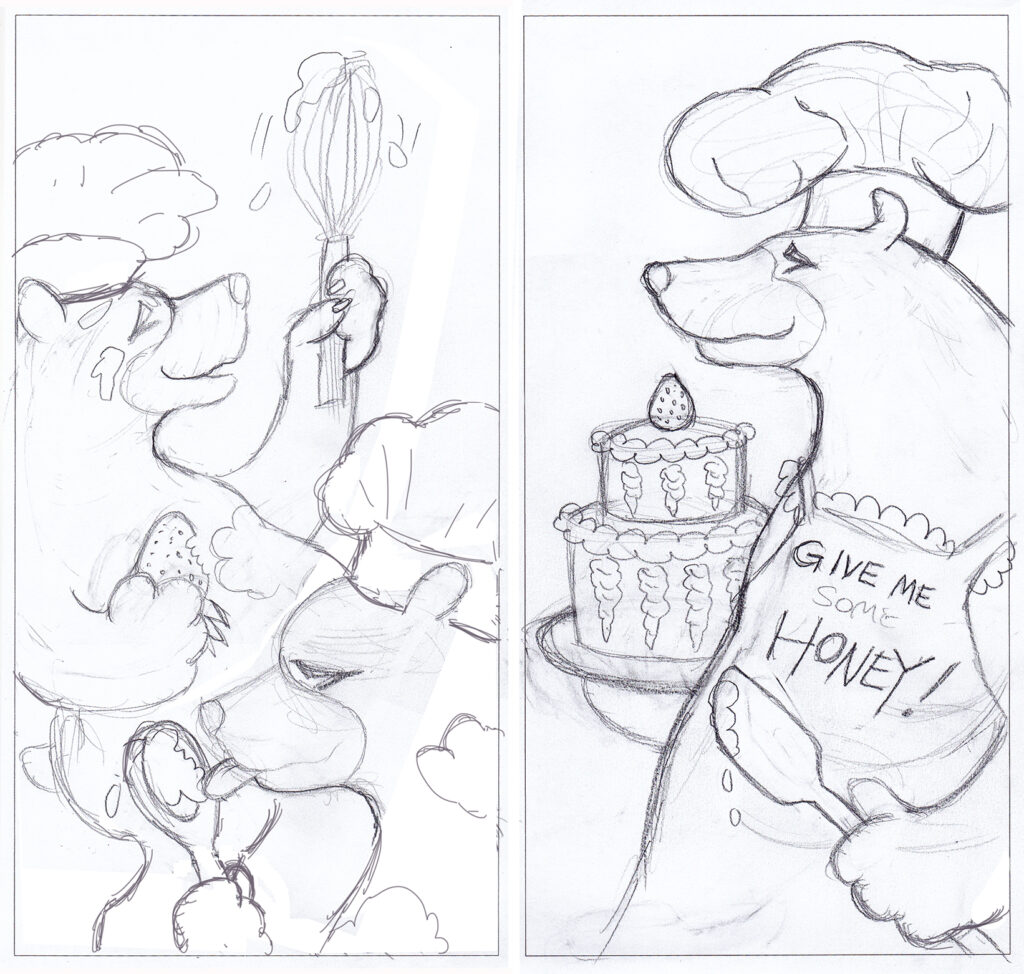 river valley coop bear illustration