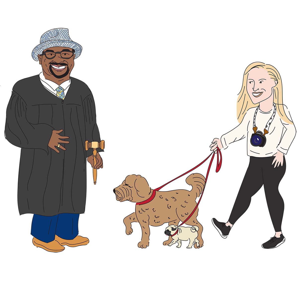 custom illustrations people