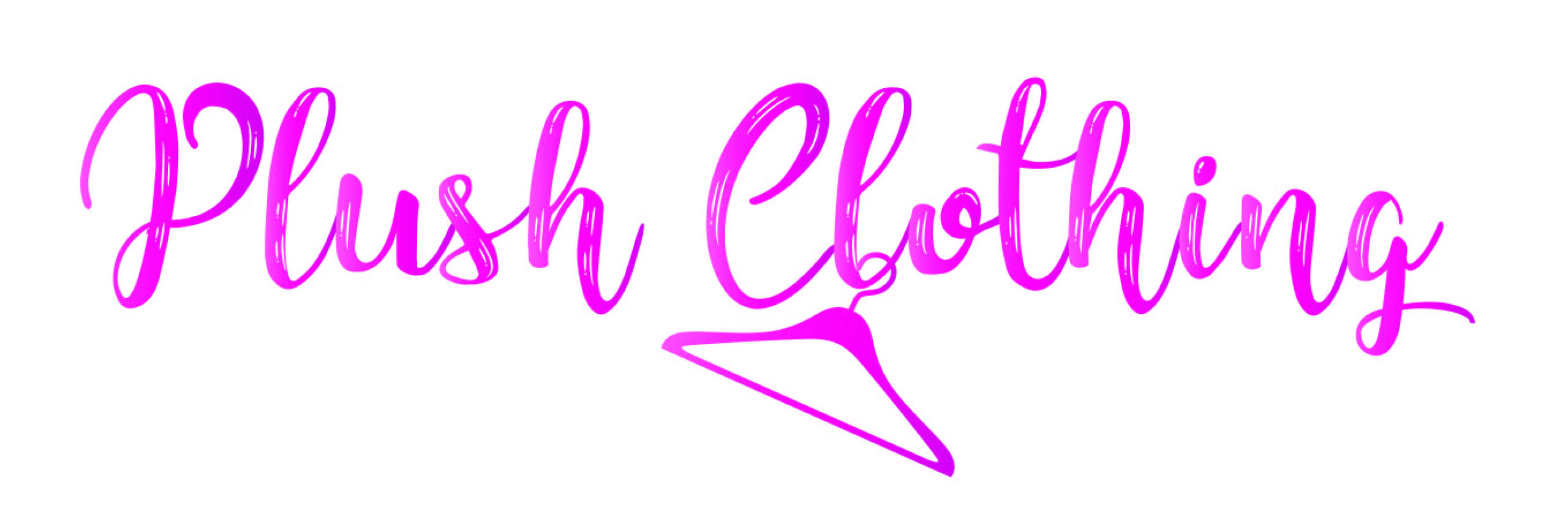plush clothing logo