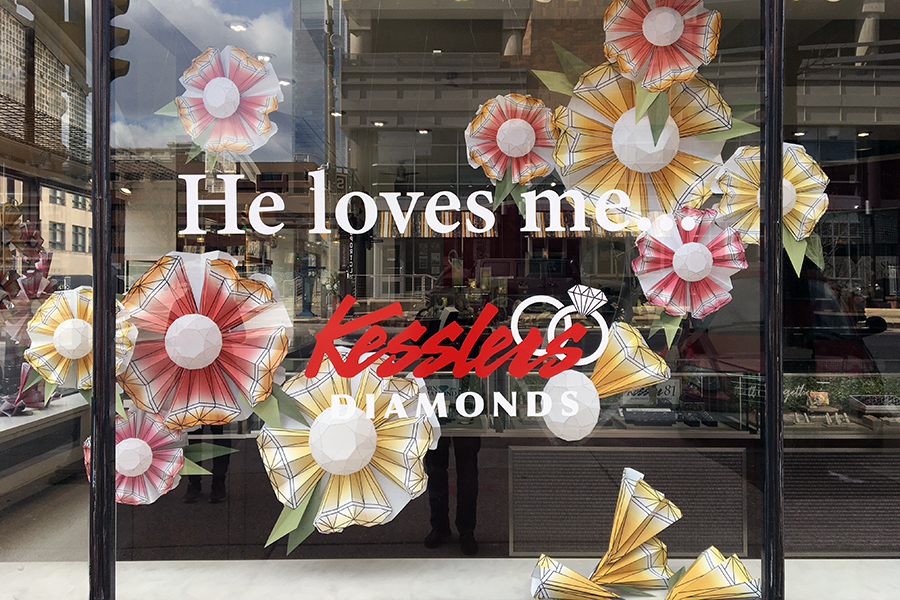 spring window display