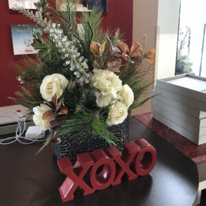 floral prop arrangement