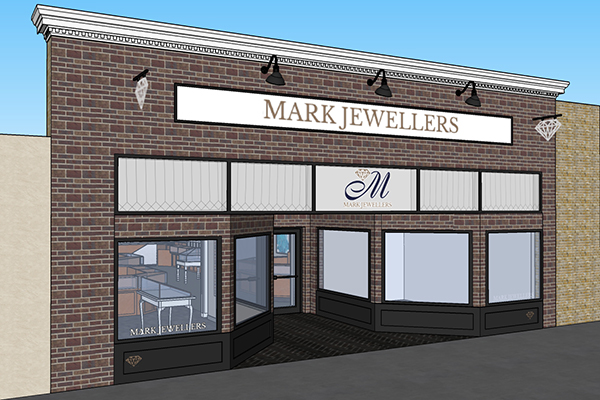 mark jewellers storefront design
