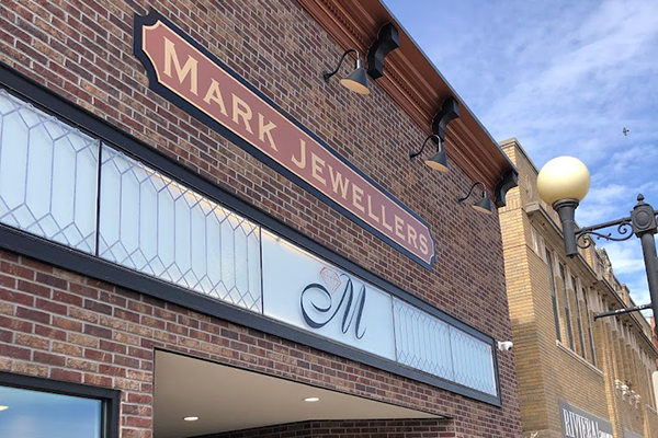 mark jewellers storefront design
