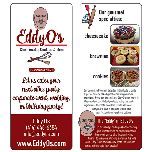 eddy O's marketing material