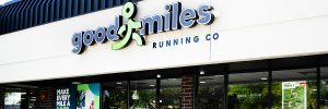 goodmiles running company shoe store interior design
