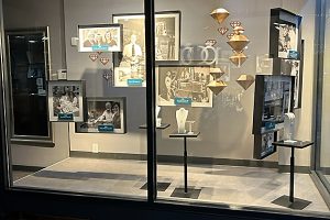 fall jewelry history window display