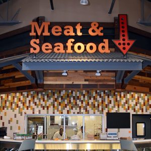 grocery store sign design