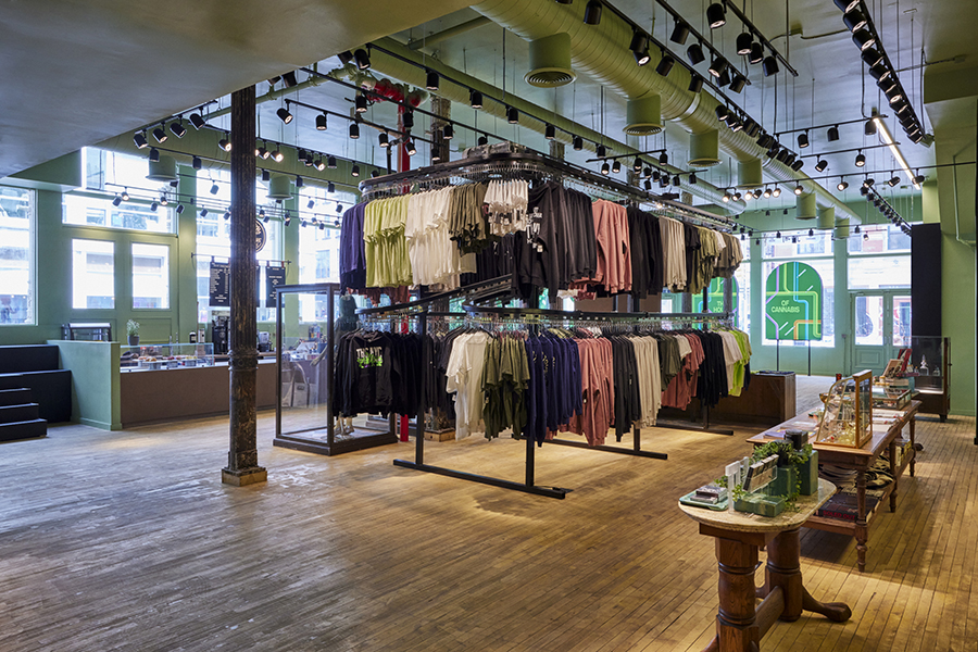 thc nyc cannabis museum interior design