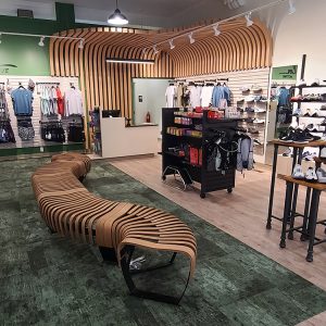 ELM Active shoe store design