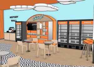 Uncle Mike's Kringle Shoppe restaurant design