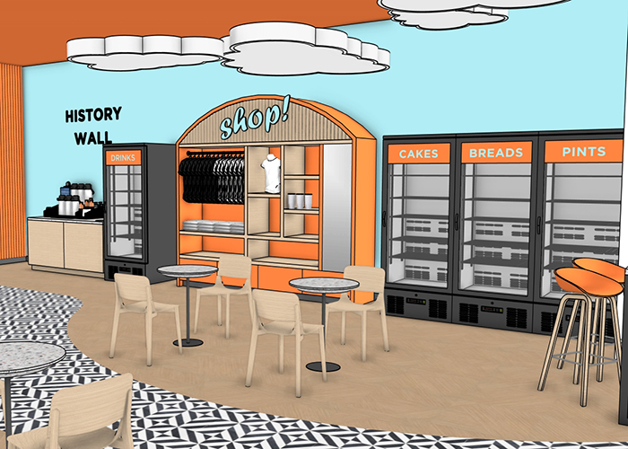 Uncle Mike's Kringle Shoppe restaurant design