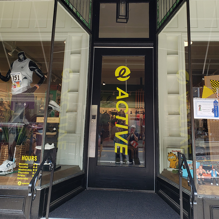 ELM Active shoe store design